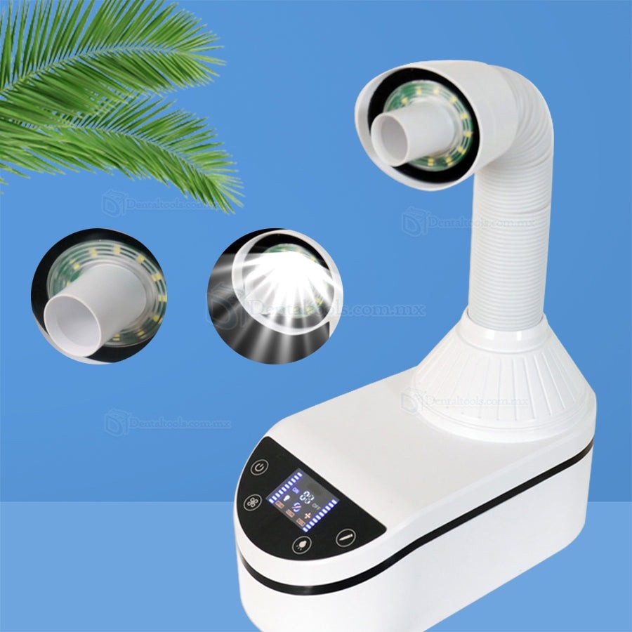 Colector de polvo para laboratorio dental de 230W con luz LED
